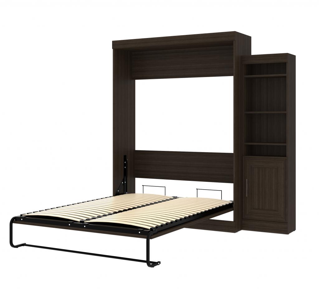 Edge Queen Murphy Bed with Storage Cabinet (87W) | Bestar