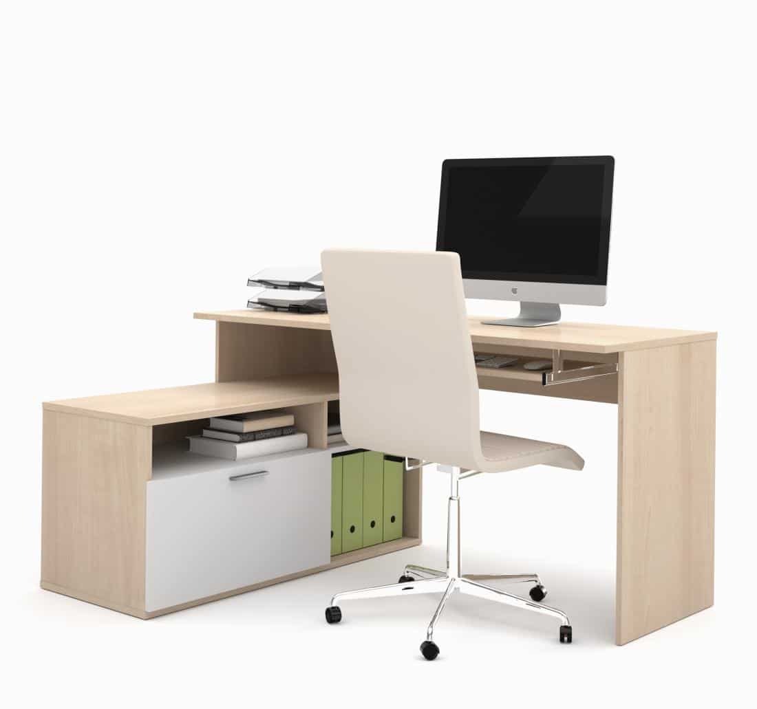 Modula Small L Shaped Desk Bestar