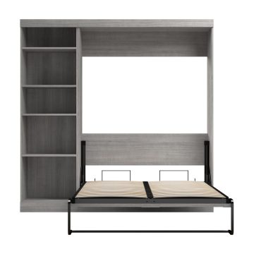 Pur Full Murphy Bed with Shelving Unit (84W) | Bestar