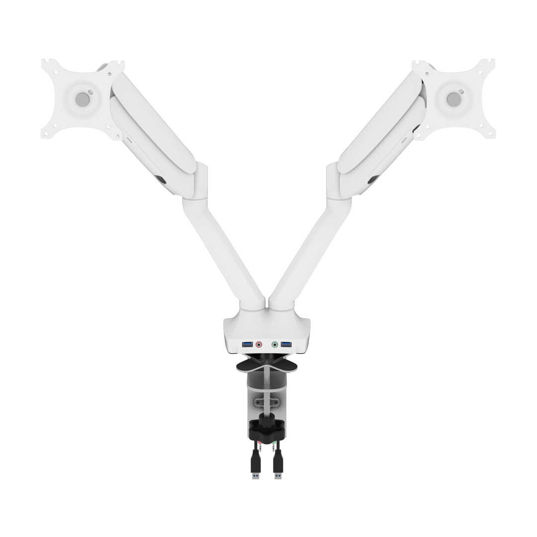 Universel Dual Monitor Arm with Pistons