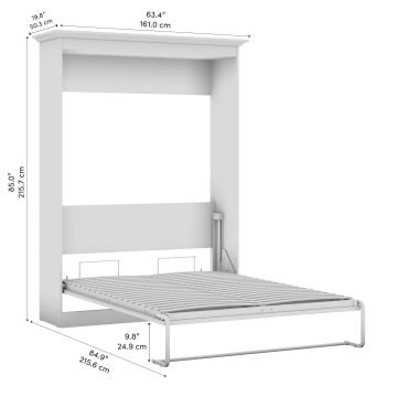 Versatile 64W Full Murphy Bed | Bestar