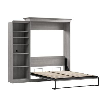 Versatile Queen Murphy Bed with Closet Organizer (92W) | Bestar